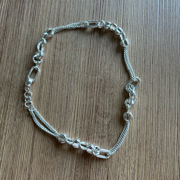 COS Silver Chain Link Necklace - Picture 1 of 2